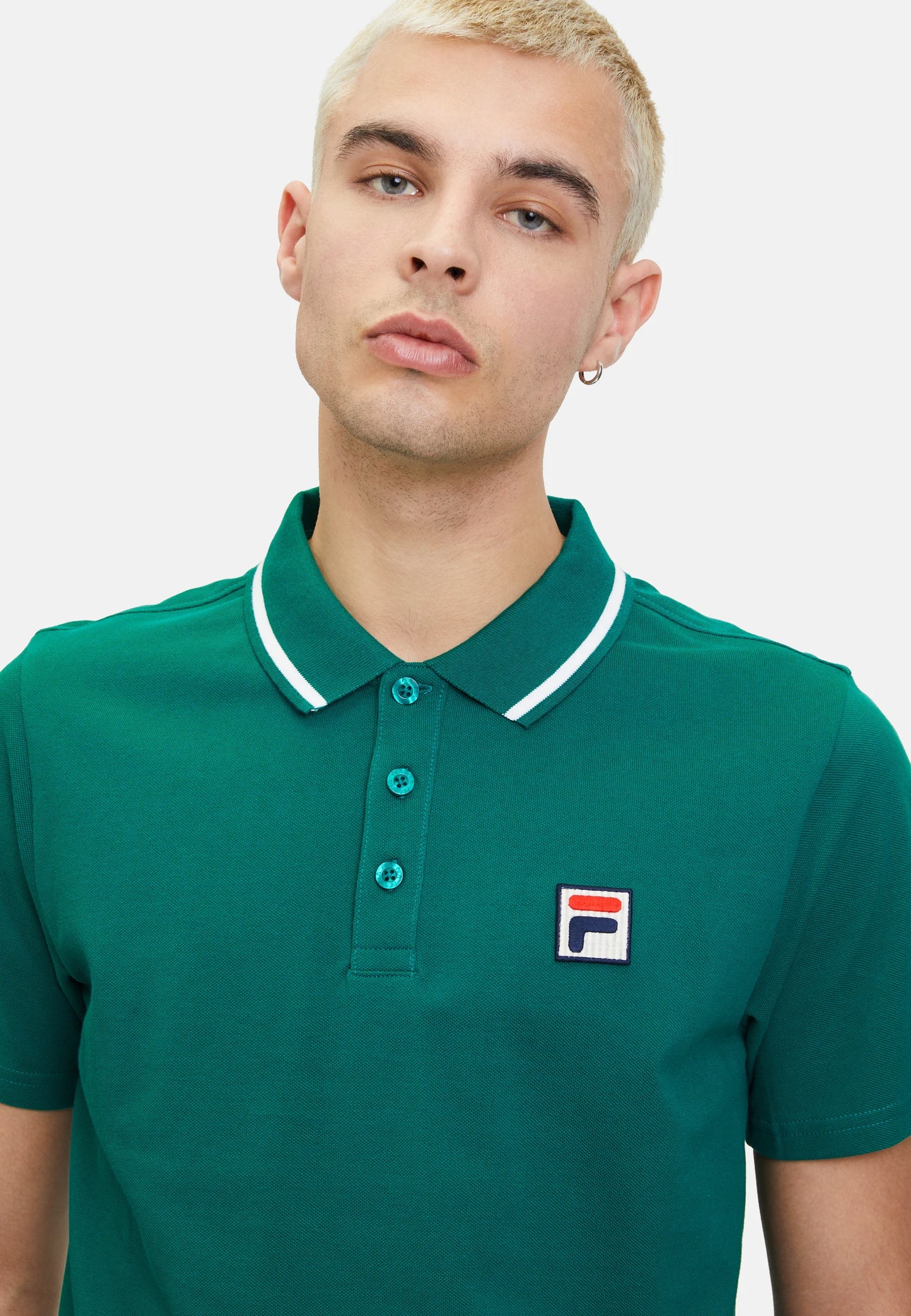 Polo leitmeritz verde con logo