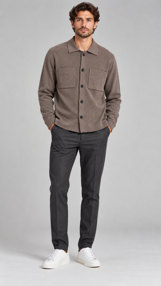 Overshirt punto stoffa