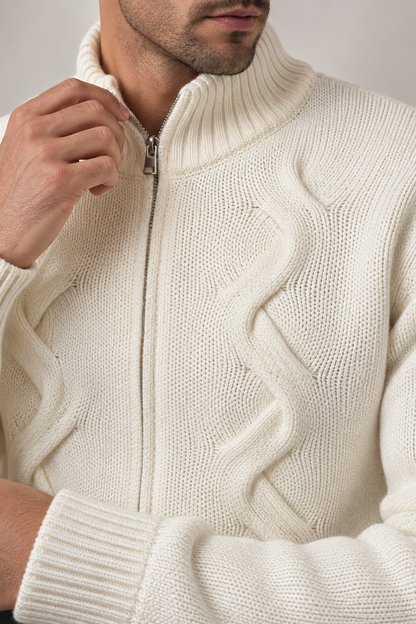 Pull ful zip trecce