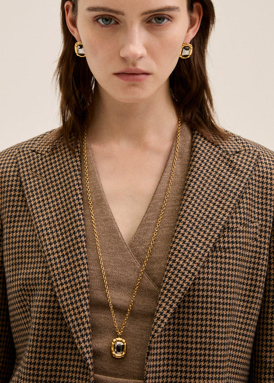 Collana anna lunga con pietre