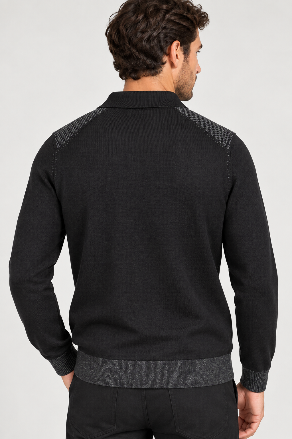 Pull punto bicolor
