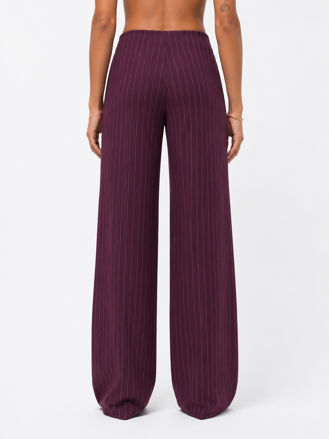 PANTALONE PALAZZO GESSATO
