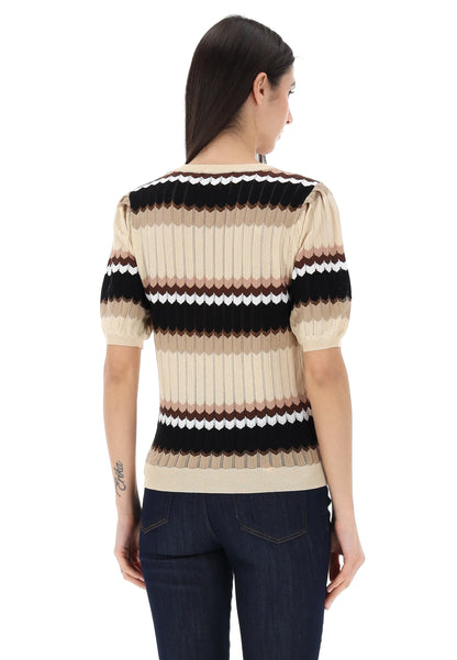 Maglia disegno chevron