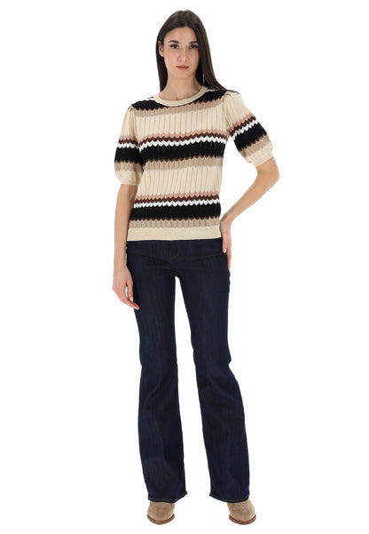 Maglia disegno chevron