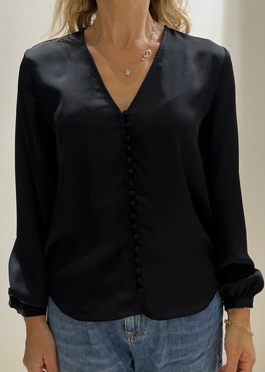 Camicia blusa nero