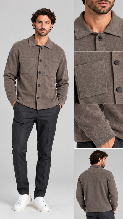 Overshirt punto stoffa