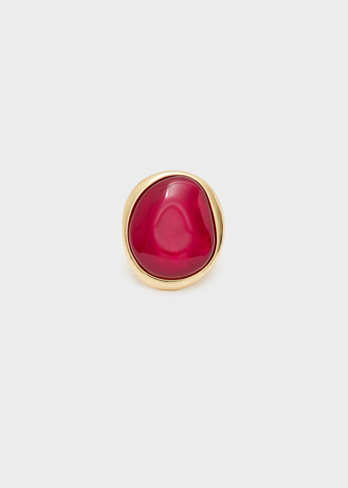 ANELLO KABRI IN ACRILICO OVER MAGENTA