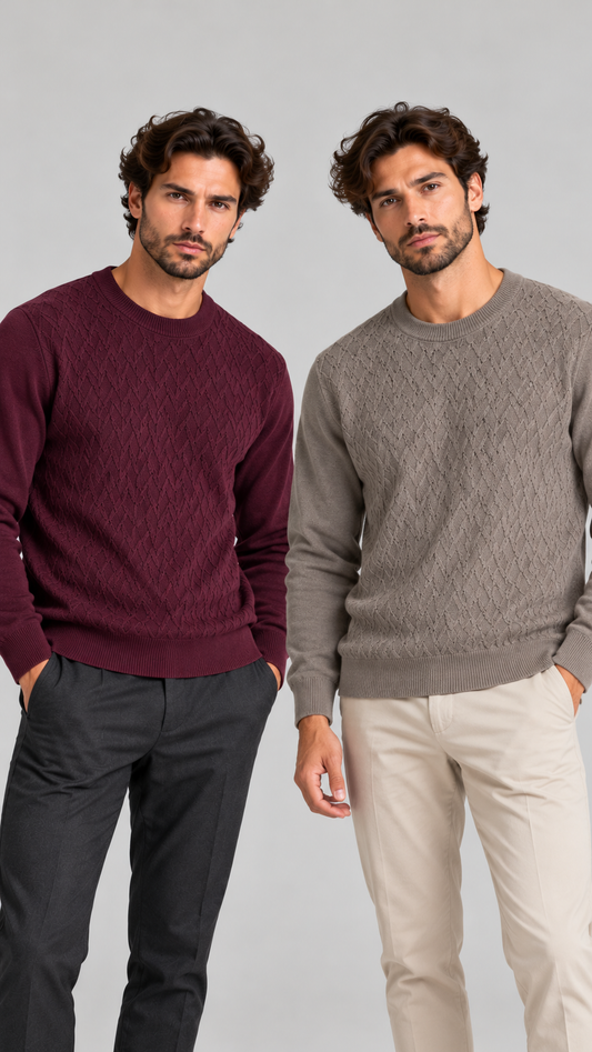Pull girocollo viscosa cashimere