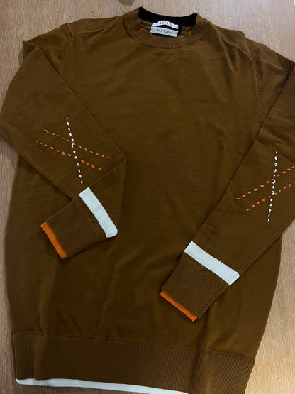 Maglia g/c c/contrasto
