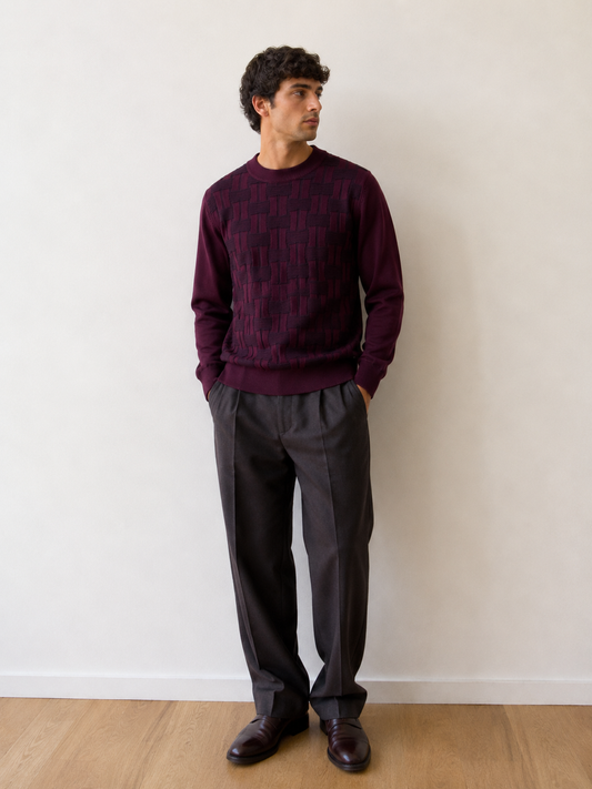 Pull girocollo punto vanise'