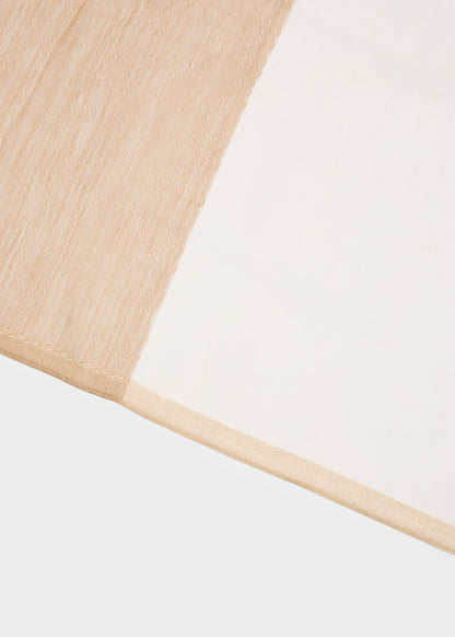 Foulard laila in organza beige