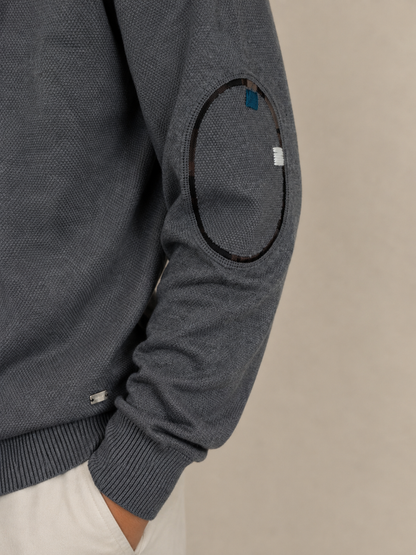 Pull girocollo punto riso viscosa