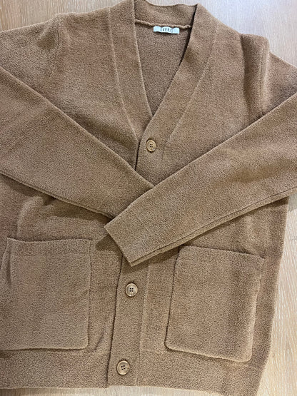 Cardigan c/tasche spugna