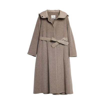 Cappotto Vicolo Fango con cintura