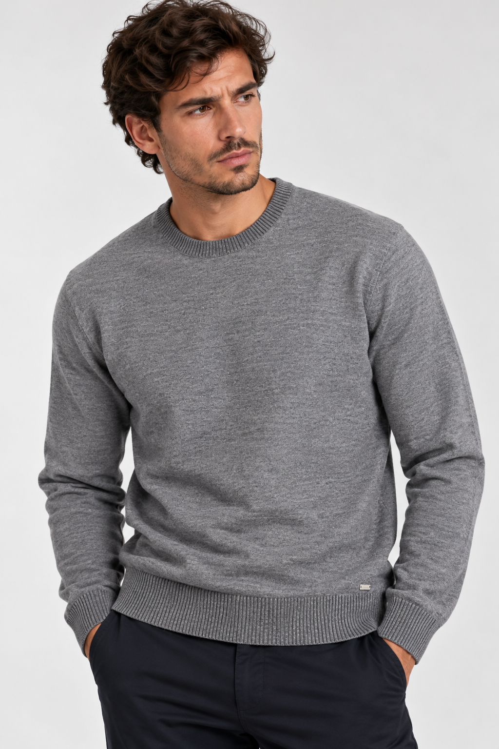 pull girocollo bordi vanise