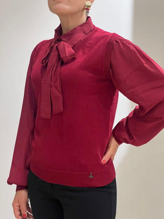 Maglia effetto gilet