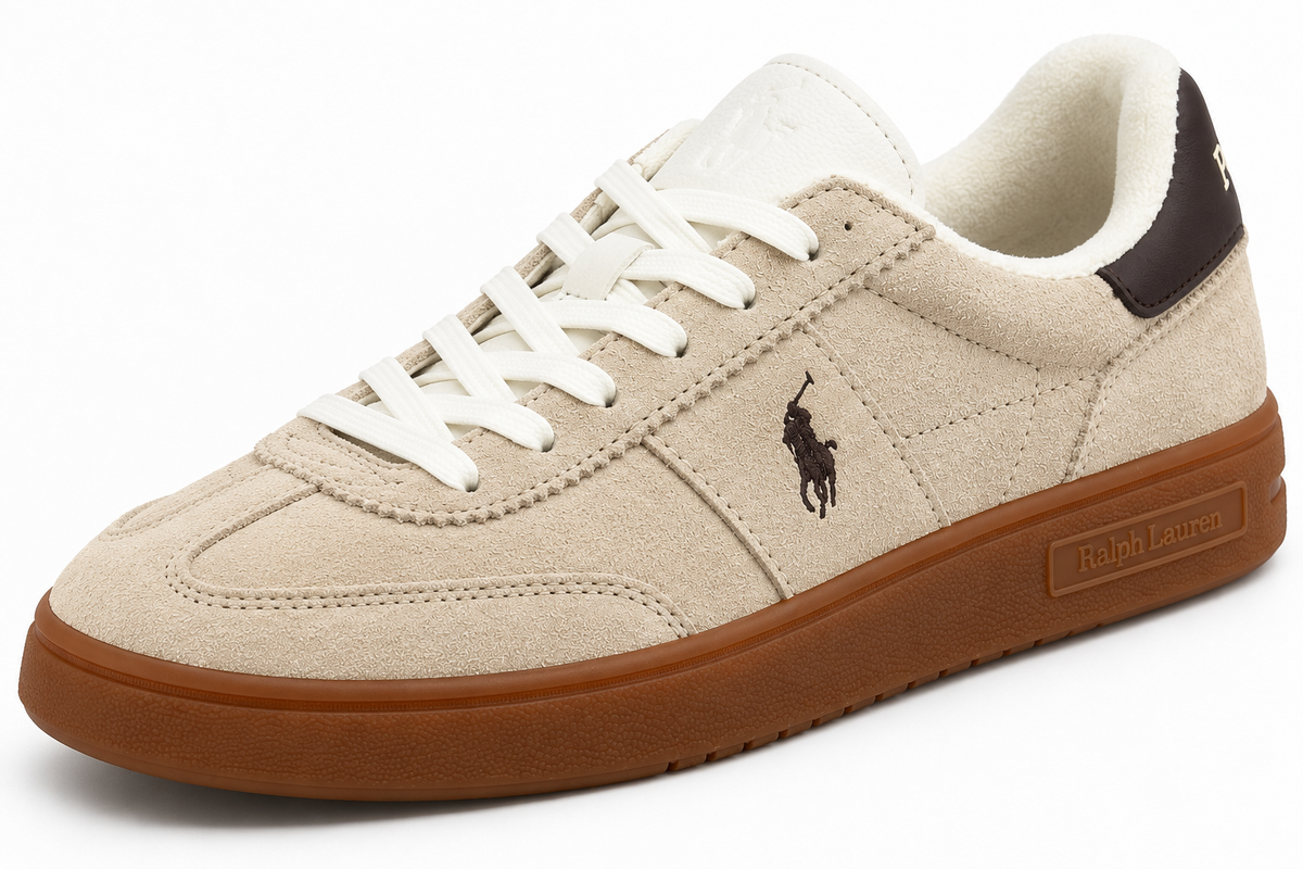 Scarpa beige Ralph laureSUEDE-BEDFORD PP-SK-LTL