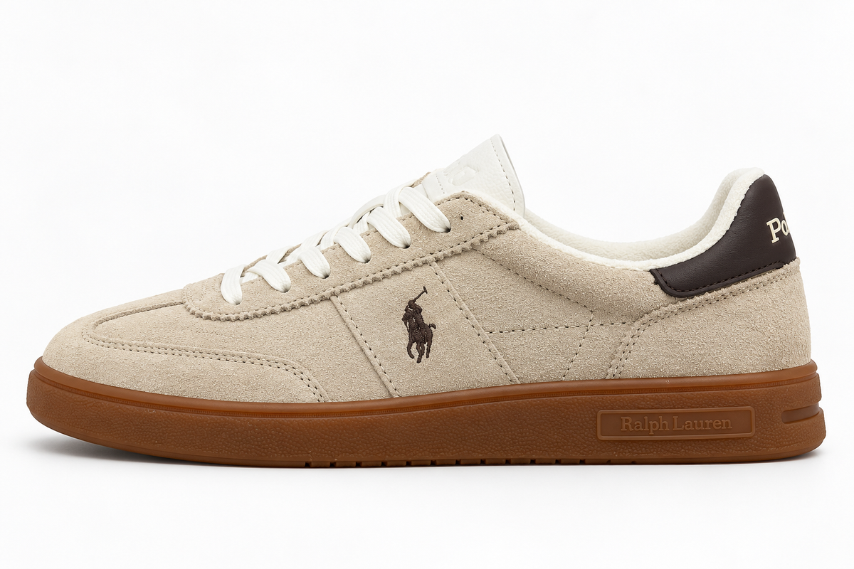 Scarpa beige Ralph laureSUEDE-BEDFORD PP-SK-LTL