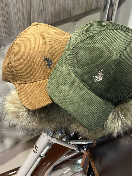 Cappello Armas velluto a coste logo unisex