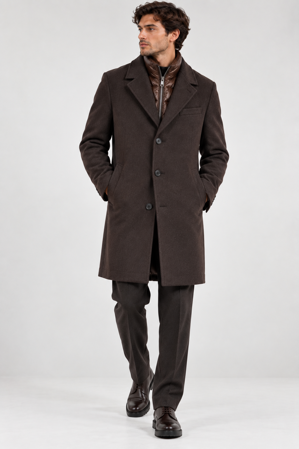 Cappotto panno pettorina tramanera