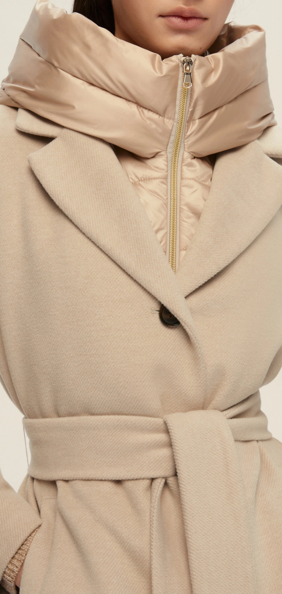 Cappotto Desiderio Emme Marella imbottito lungo