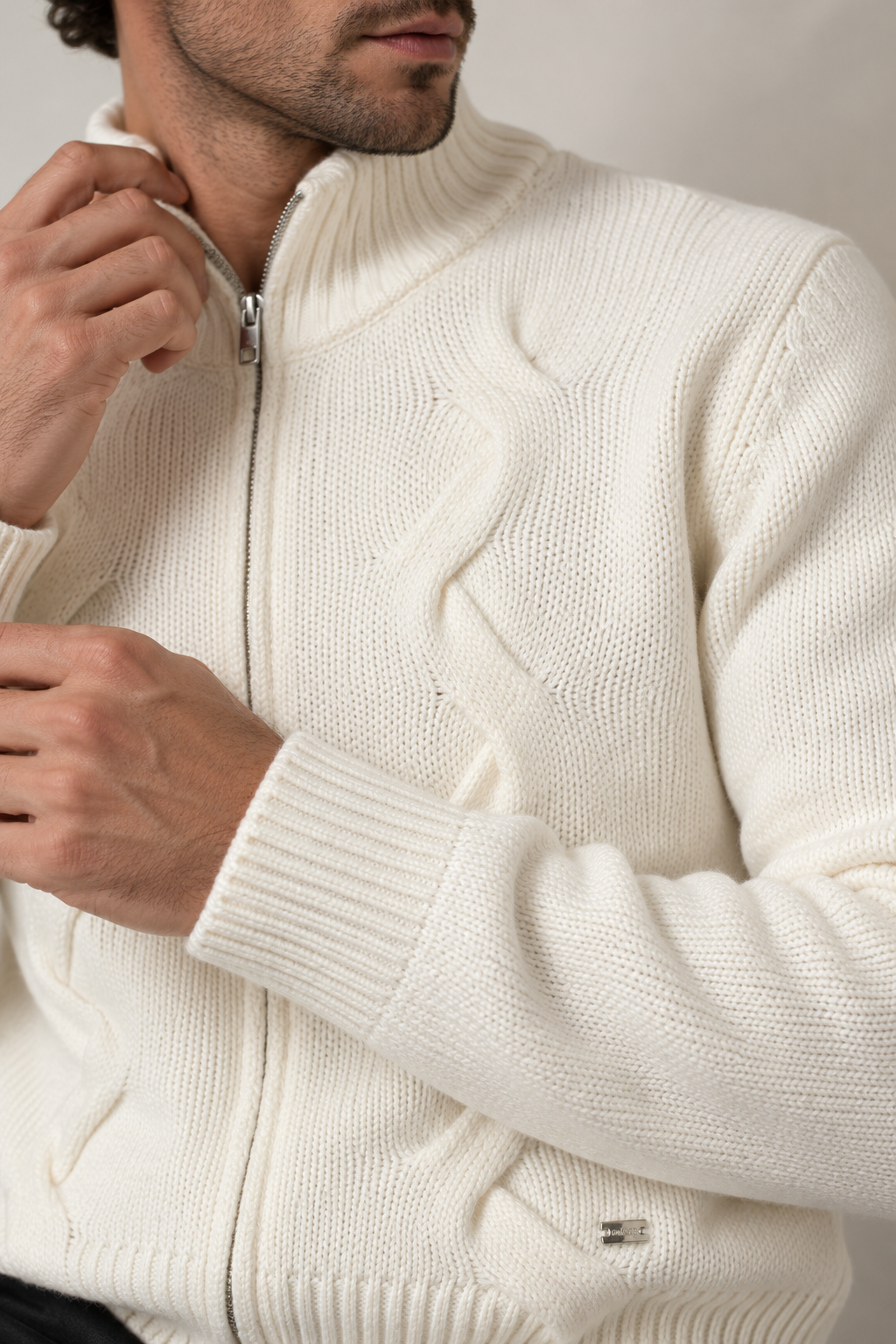 Pull ful zip trecce