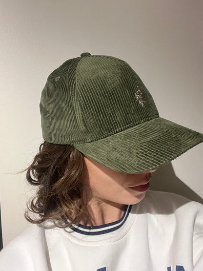 Cappello Armas velluto a coste logo unisex