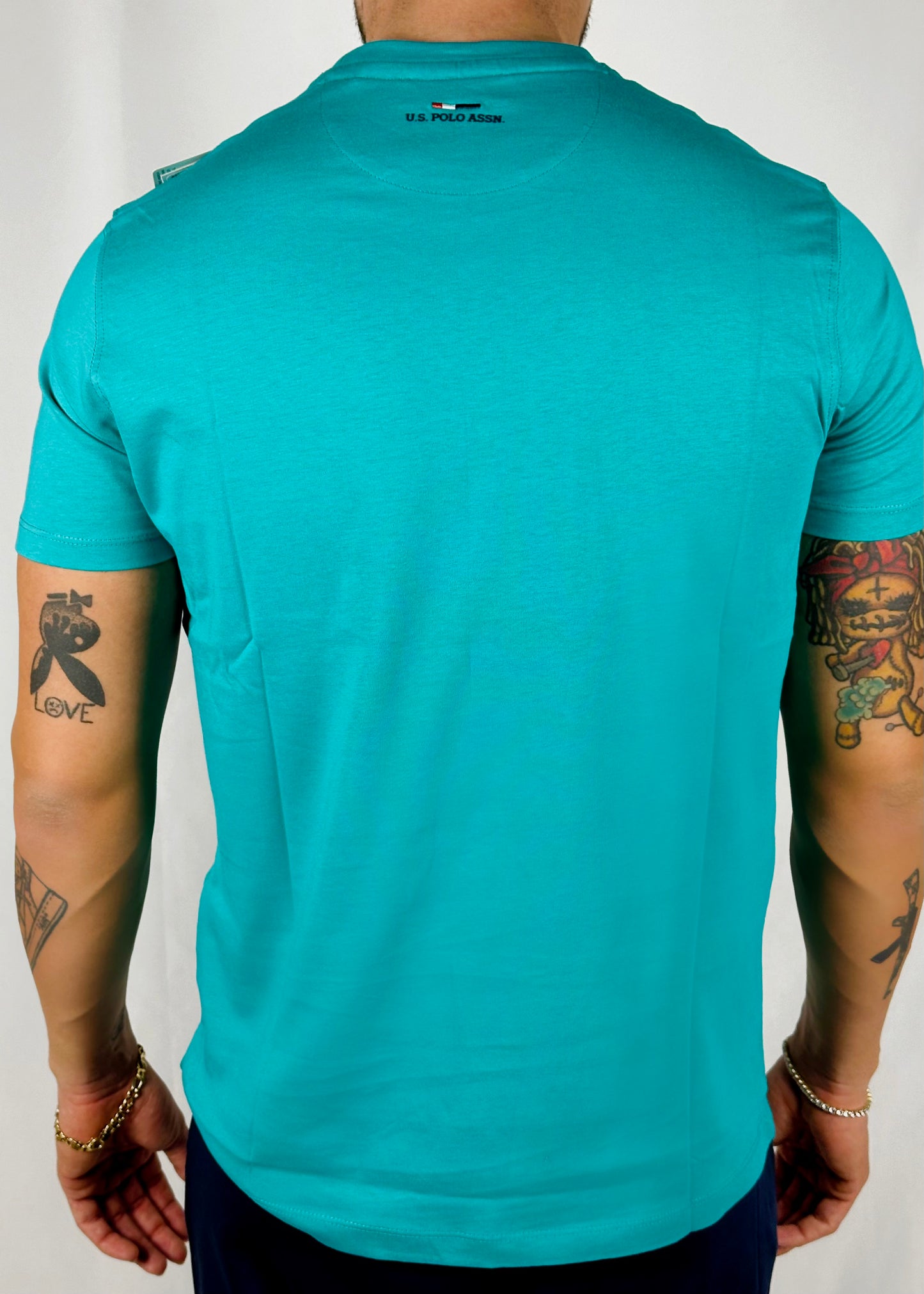 T-shirt Luca verde tiffany