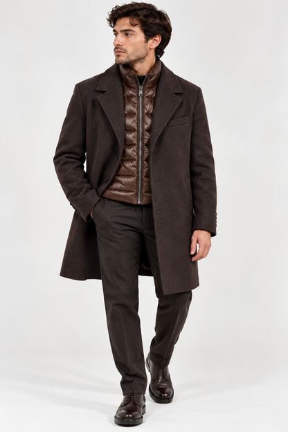 Cappotto panno pettorina tramanera