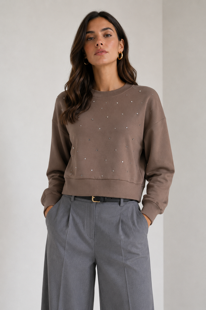 FELPA CON STRASS