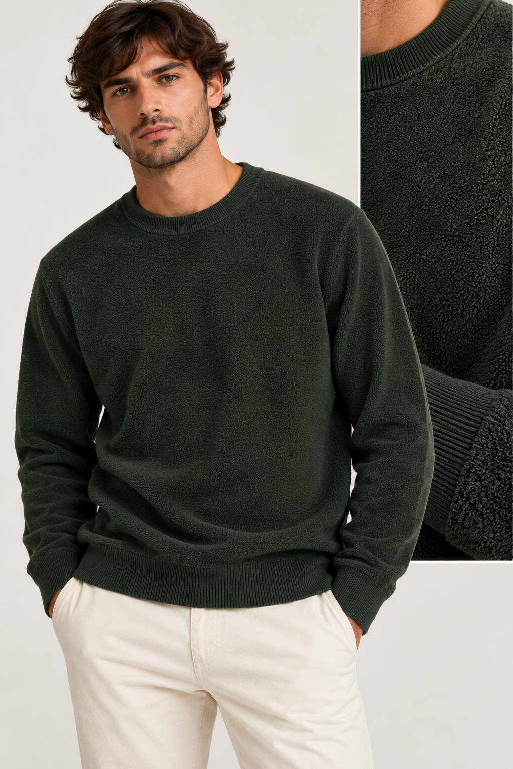 MAGLIA PARICOLLO M/L SPUGNA