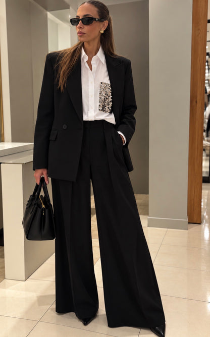 PANTALONE FULL LENGTH NERO