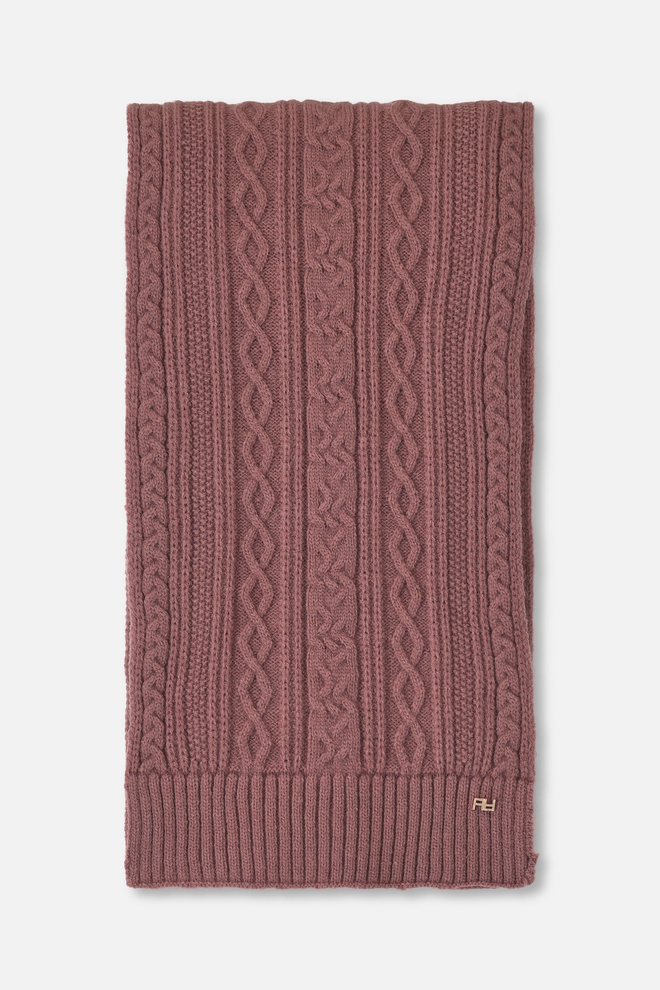 Sciarpa lavorazione treccia