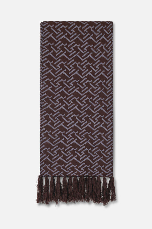 Sciarpa con frange