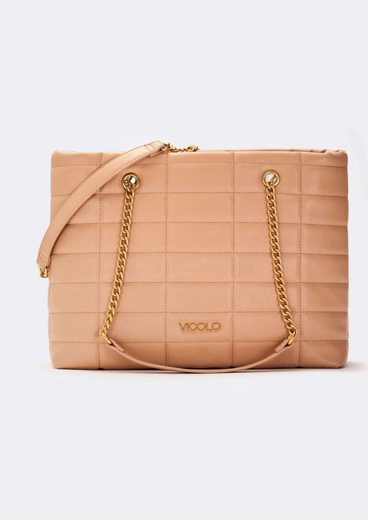 Borsa maxi manhattan bag beige