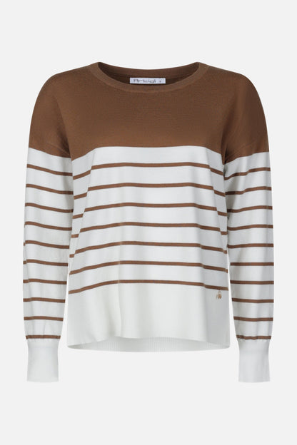 Maglia dolcevita righe