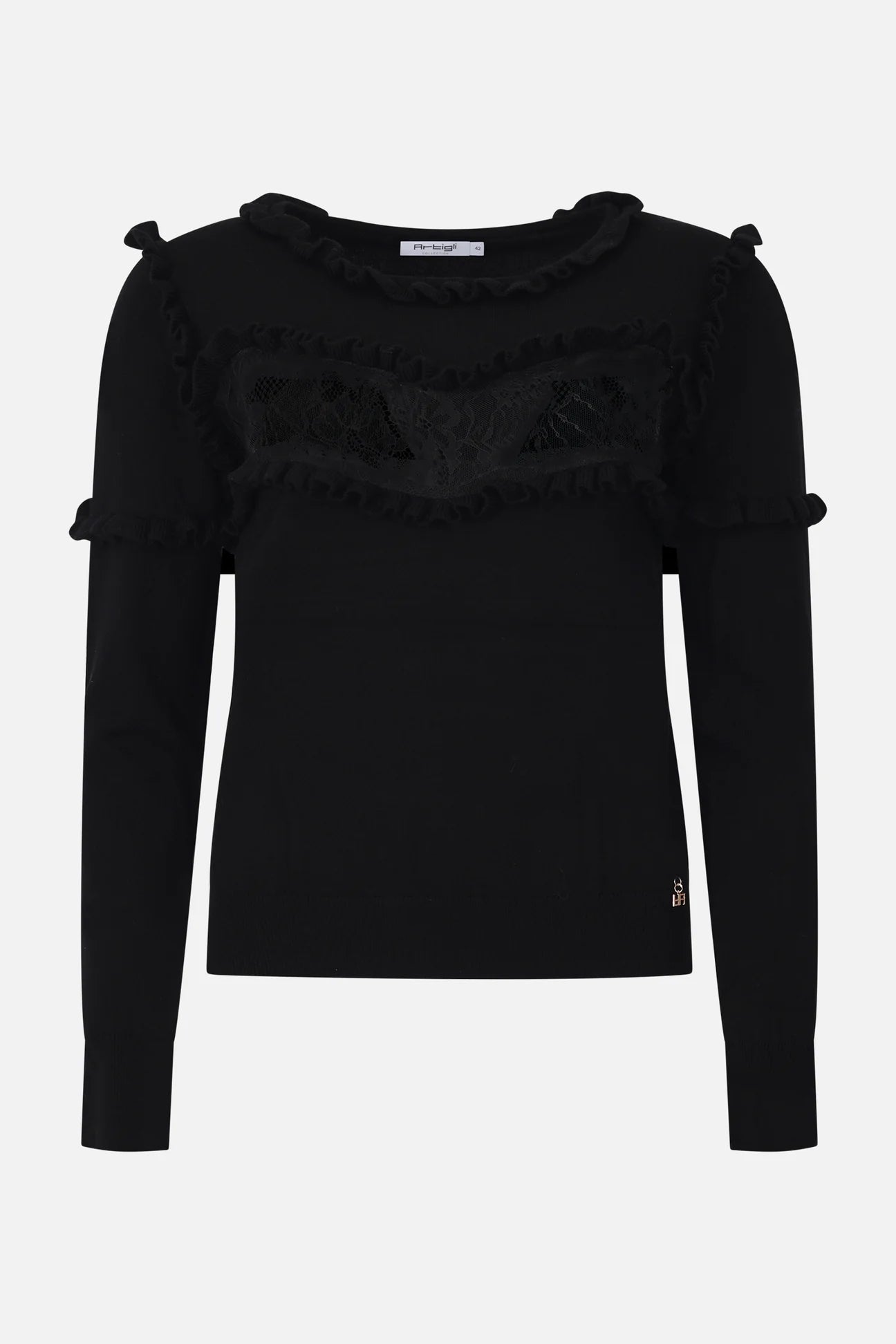 Maglia g/c con pizzo