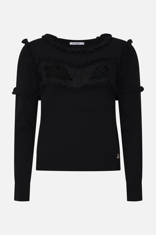 Maglia g/c con pizzo
