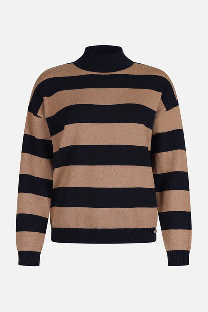 Maglia contrasti lurex