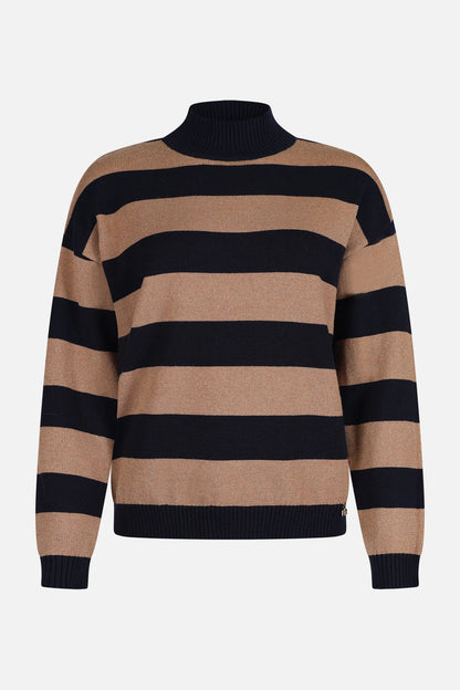 Maglia contrasti lurex