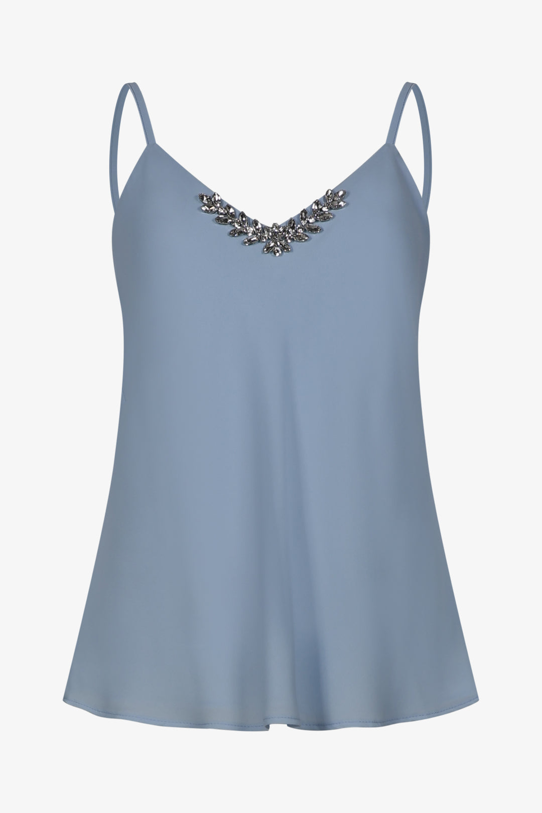Top bretelle con scollo