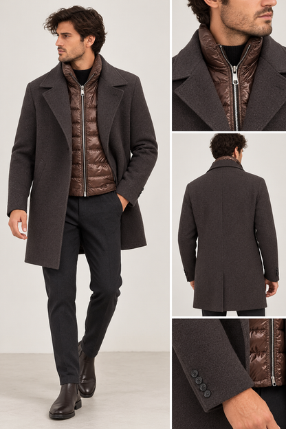 Cappotto panno pettorina tramanera