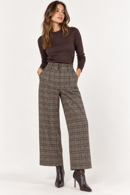 PANTALONE CROPPED TEX QUADRO