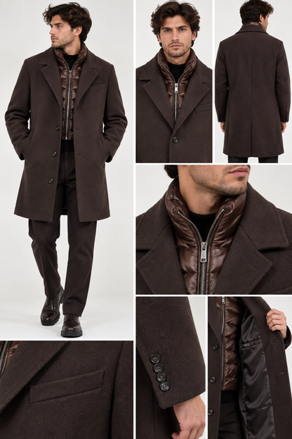 Cappotto panno pettorina tramanera