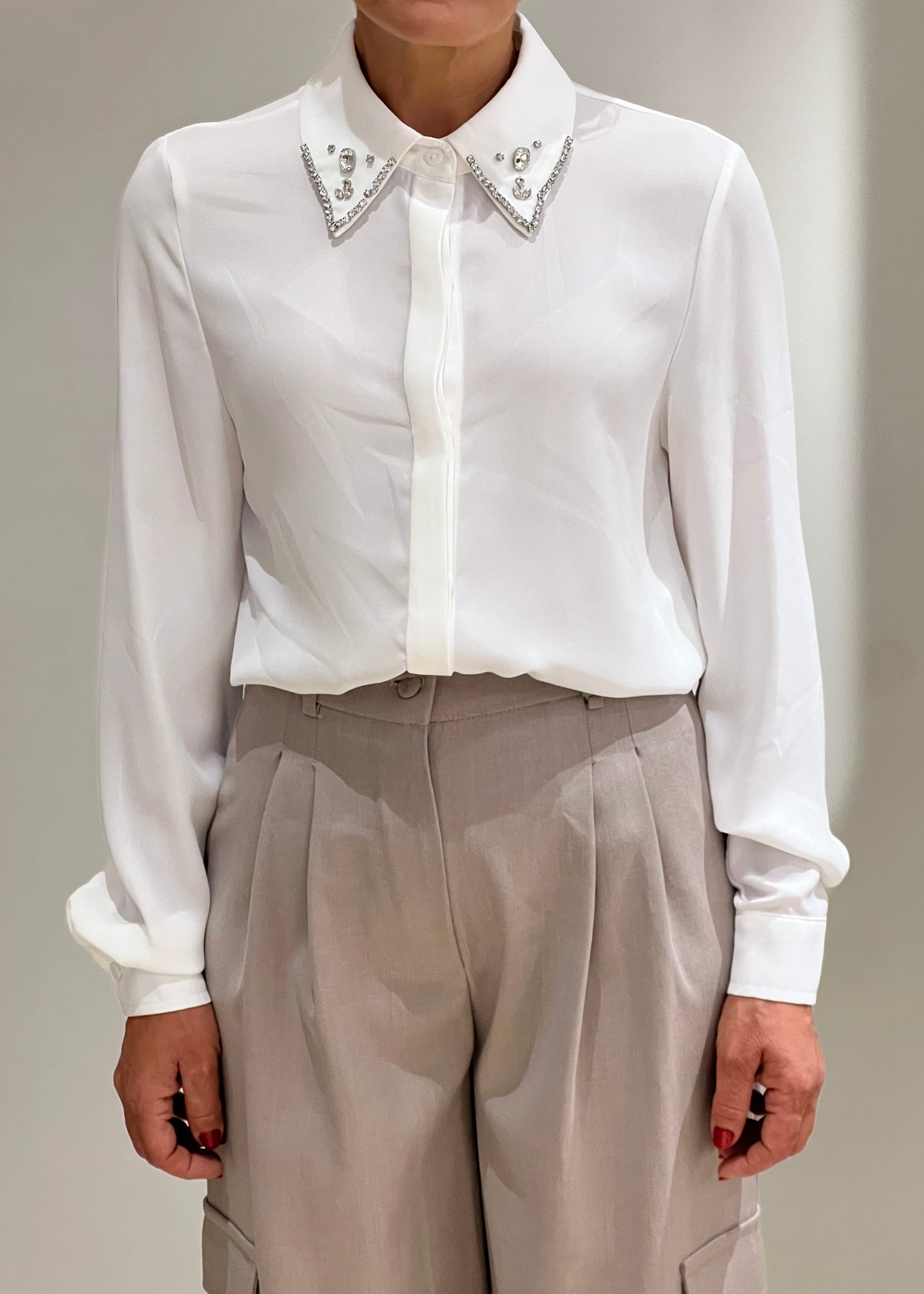 Camicia applicazione strass