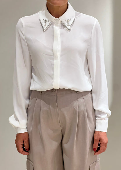Camicia applicazione strass