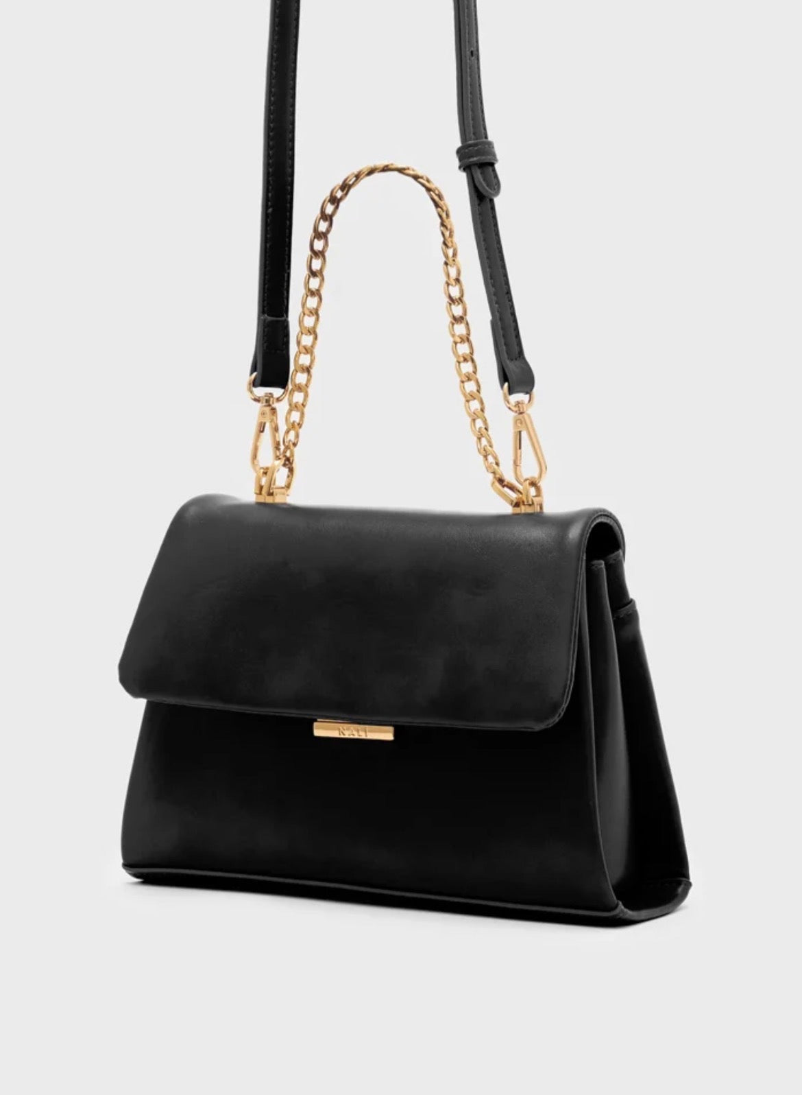 BORSA CAROLINE SMALL A MANO+TRACOLLA NERO