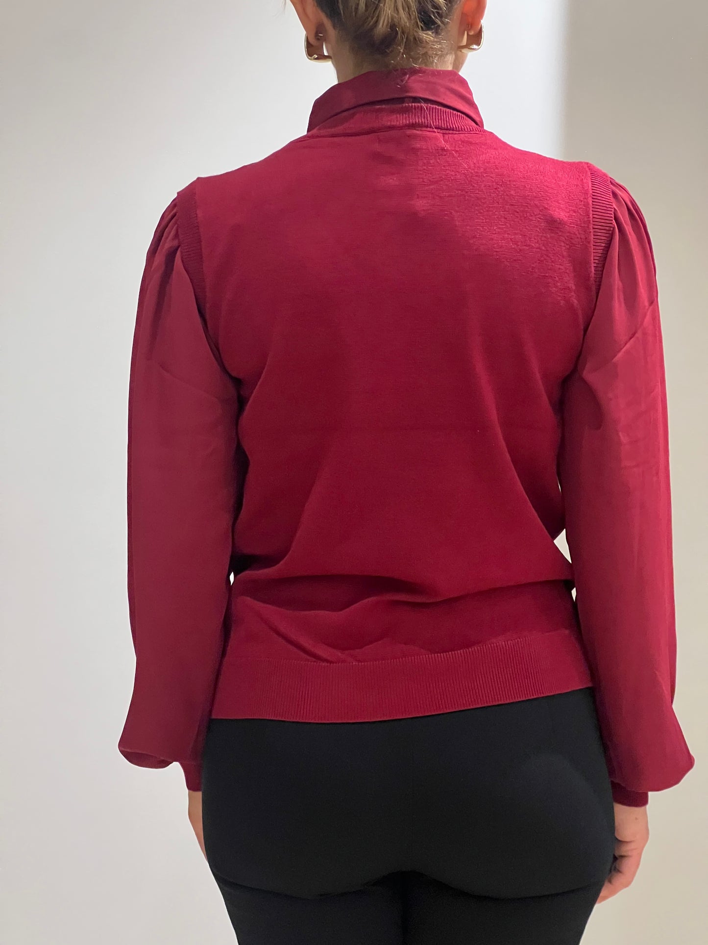 Maglia effetto gilet