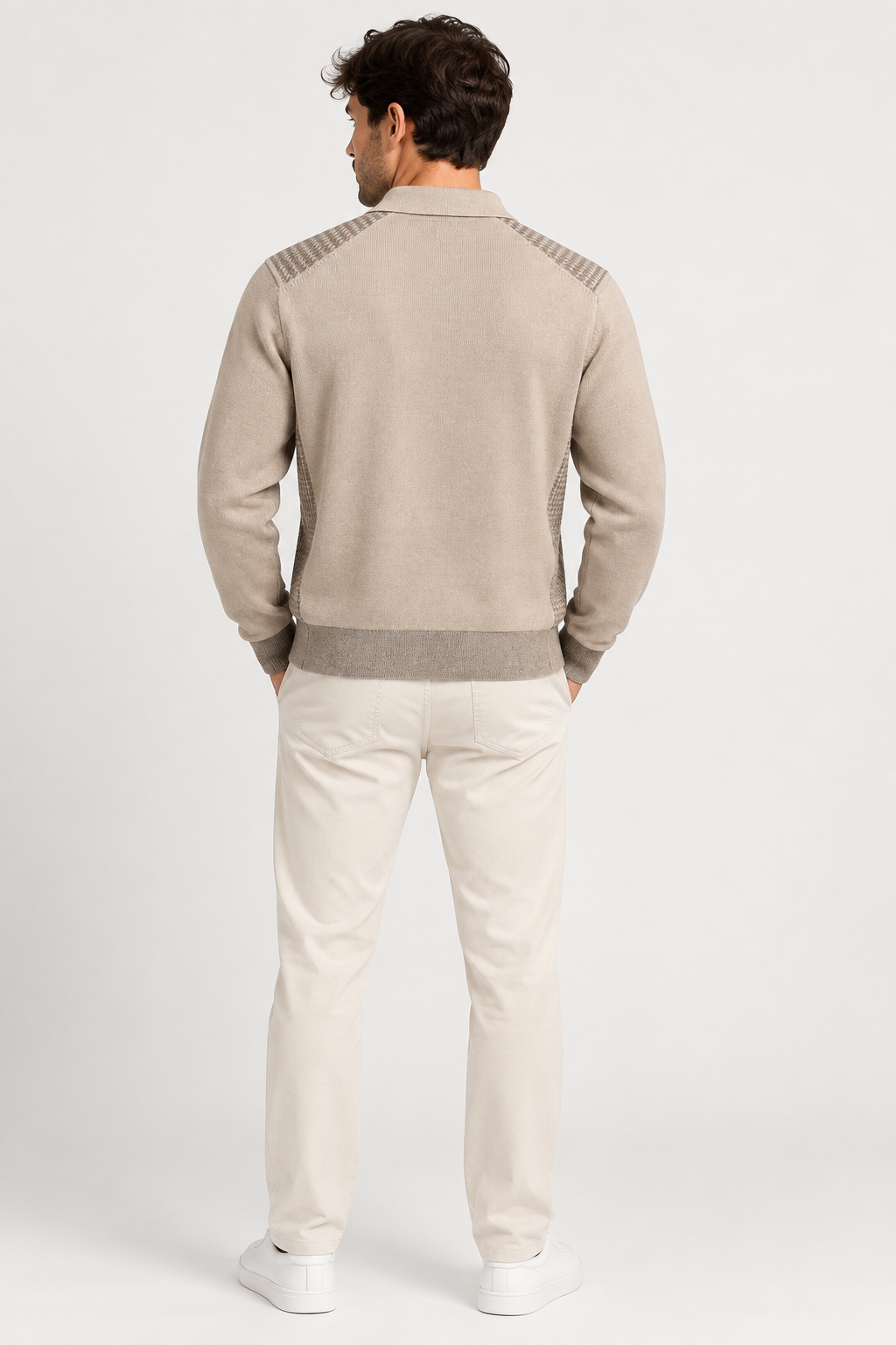 Camicia M/L punto bicolor