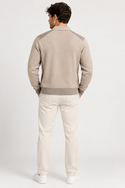 Camicia M/L punto bicolor